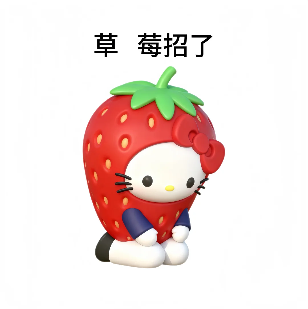 草 莓招了