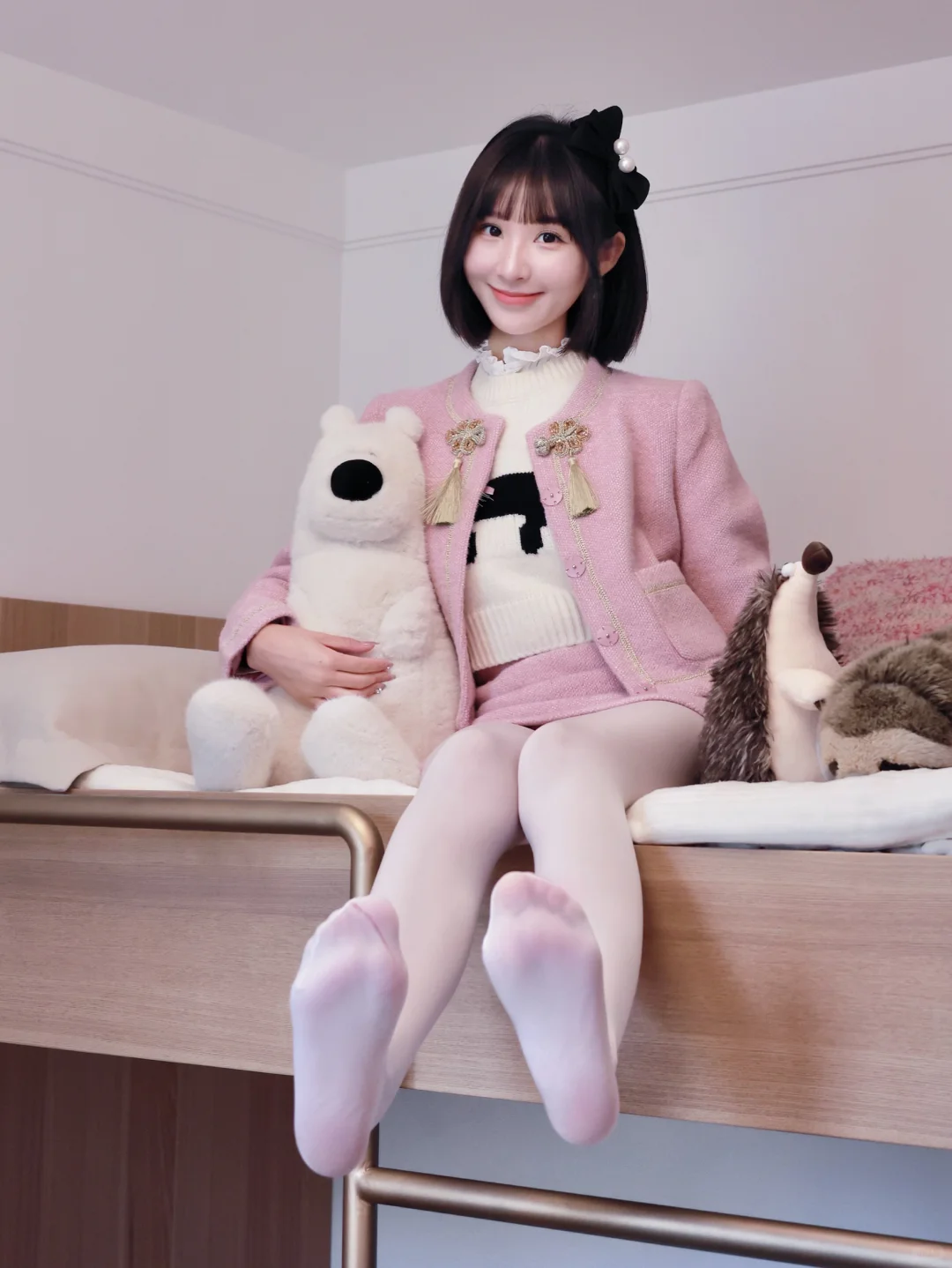 和我的白熊一起住进了梦里～