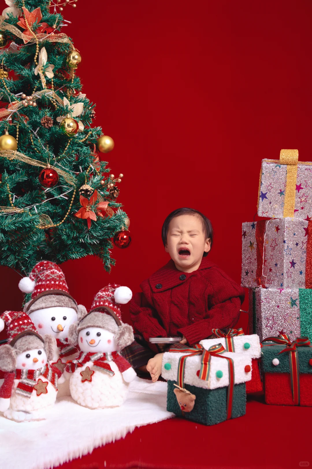 给外甥女拍的圣诞照片！
