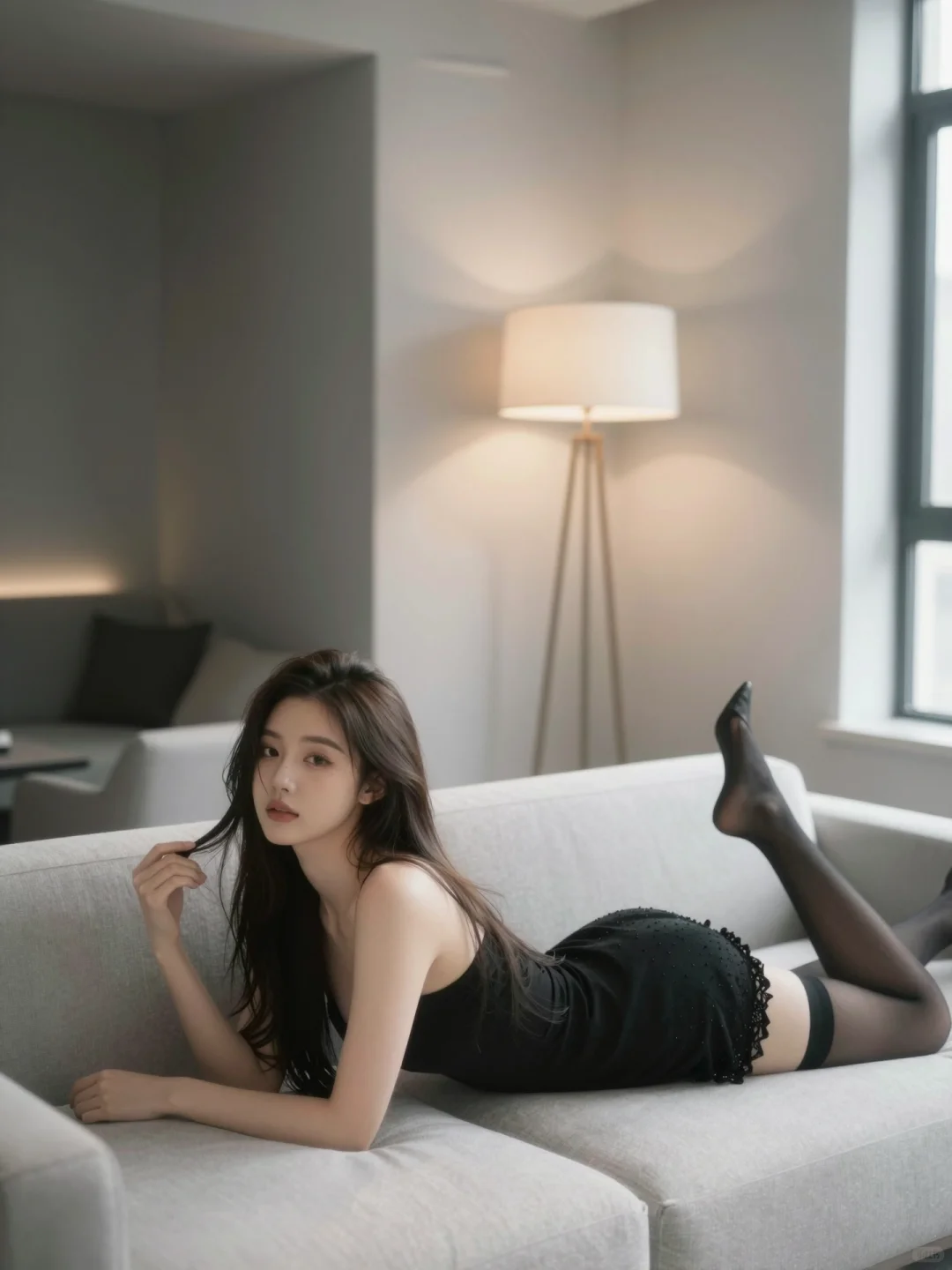 寻模特共创，睡裙的高级感谁懂啊～～～