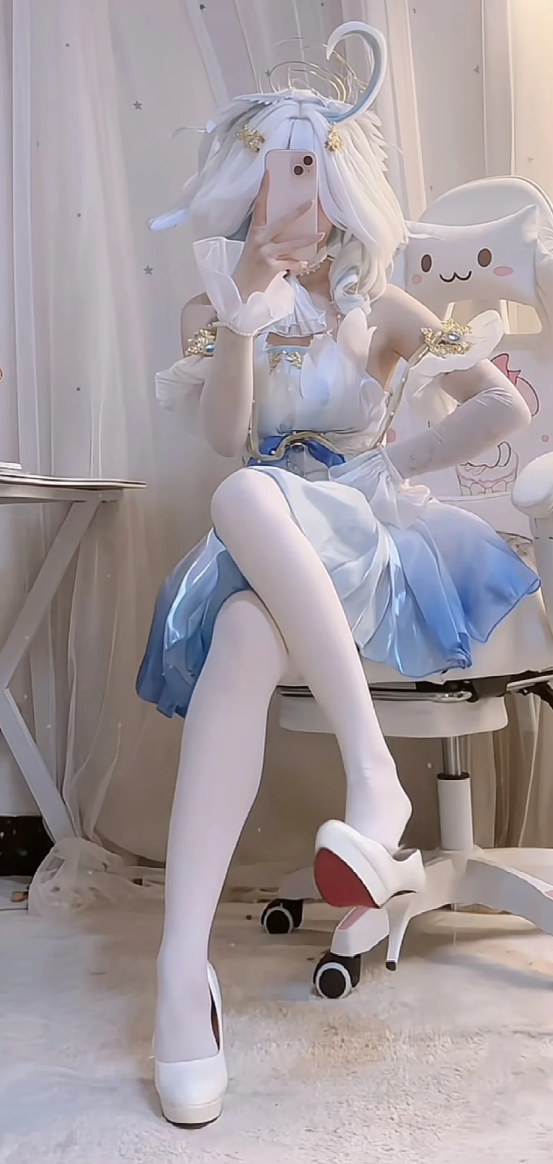 香甜可口的白丝芙芙！