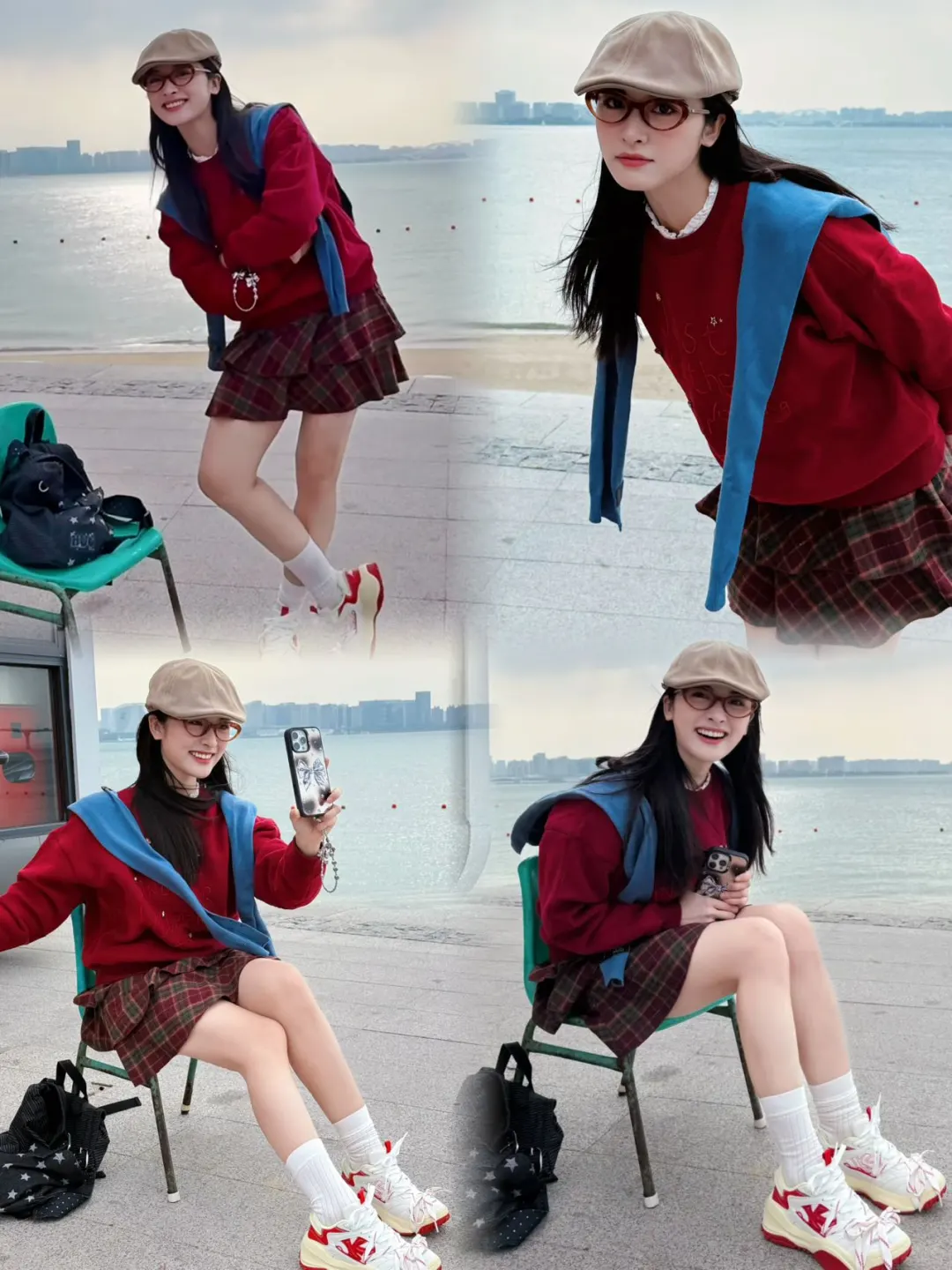 沈月今日日常更新穿搭，氧气少女感好强‼️