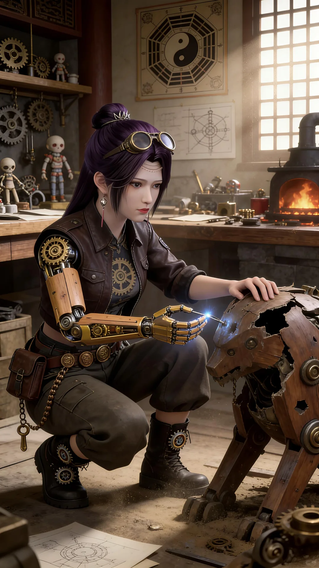 斗破苍穹古代机关国漫女神