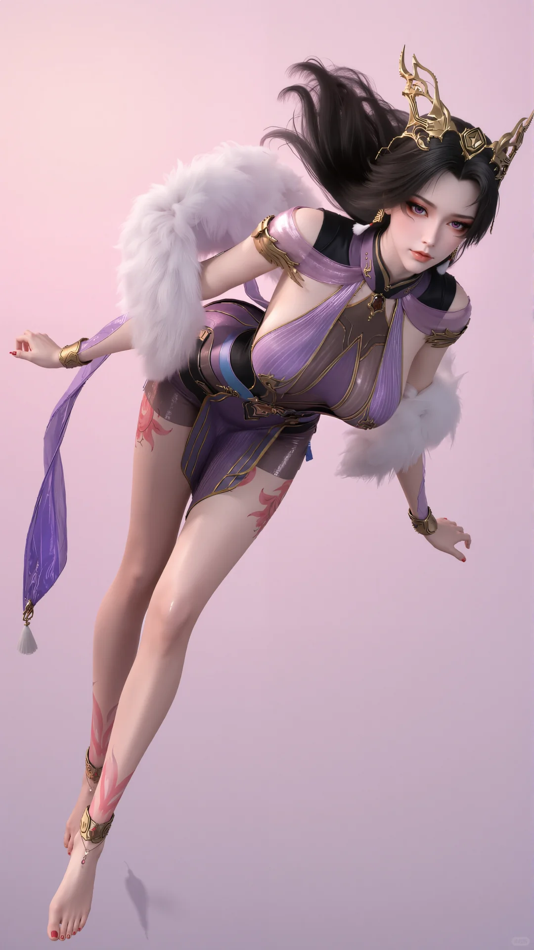 「壁纸」司妙龄，这两米长的美腿