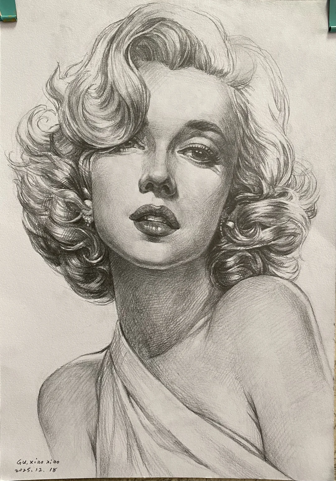 🔥素描笔下的《玛丽莲·梦露》❤️