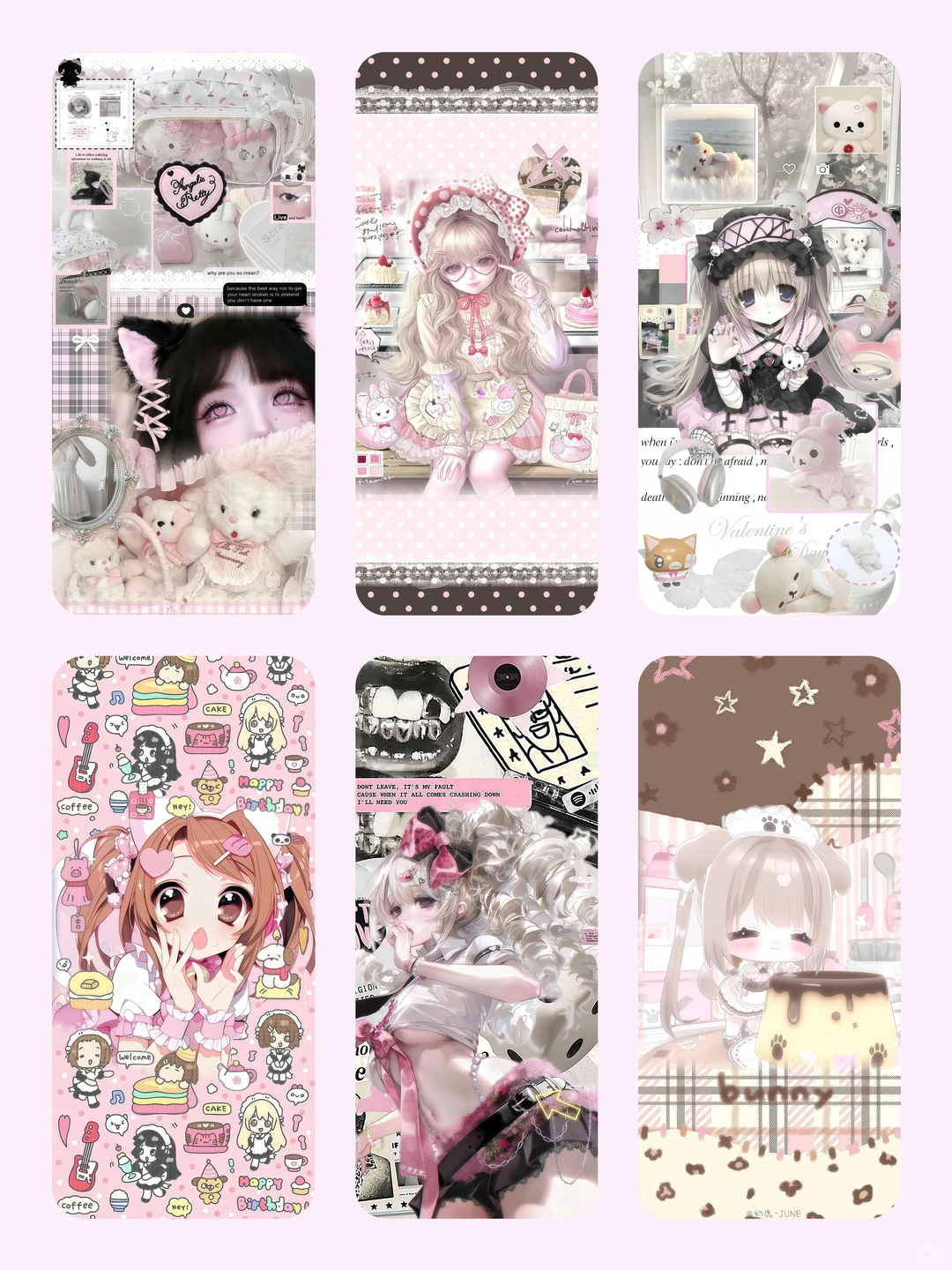 🍒 ‧₊˚ 🩷古早粉萌妹壁纸