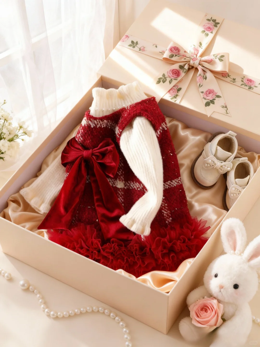 谁懂啊！女宝连衣裙节日氛围感直接拉满✨！