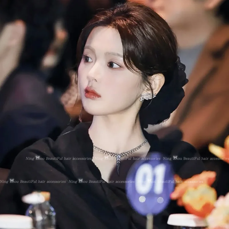 ✨蕾丝发圈也太有氛围感了吧！