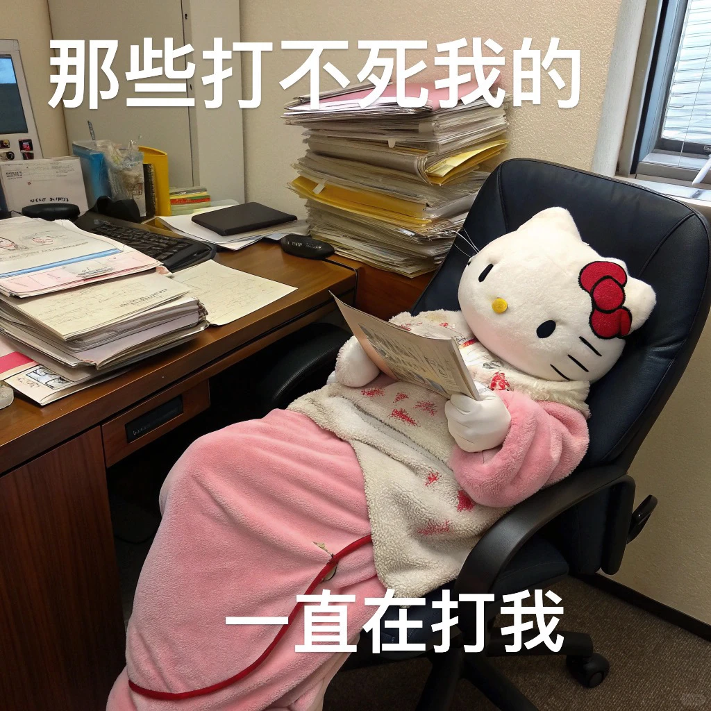 抽象表情包｜决战打工人精神状态之巅4️⃣