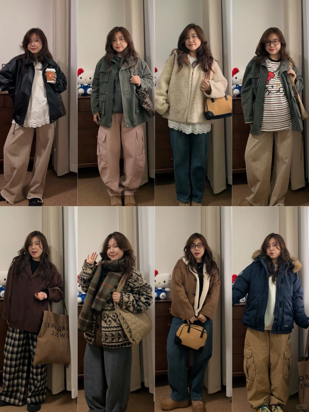 130斤｜微胖秋冬一周穿衣合集！