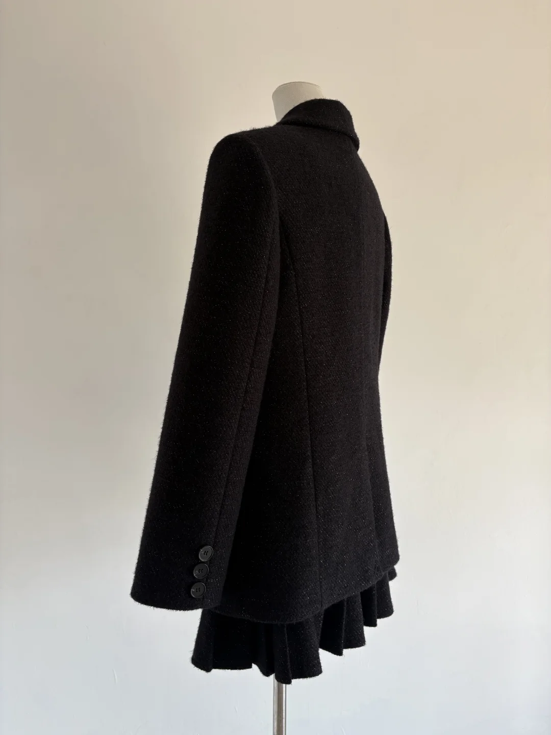 捡漏！门店在售，小个子复古毛呢套装女新款