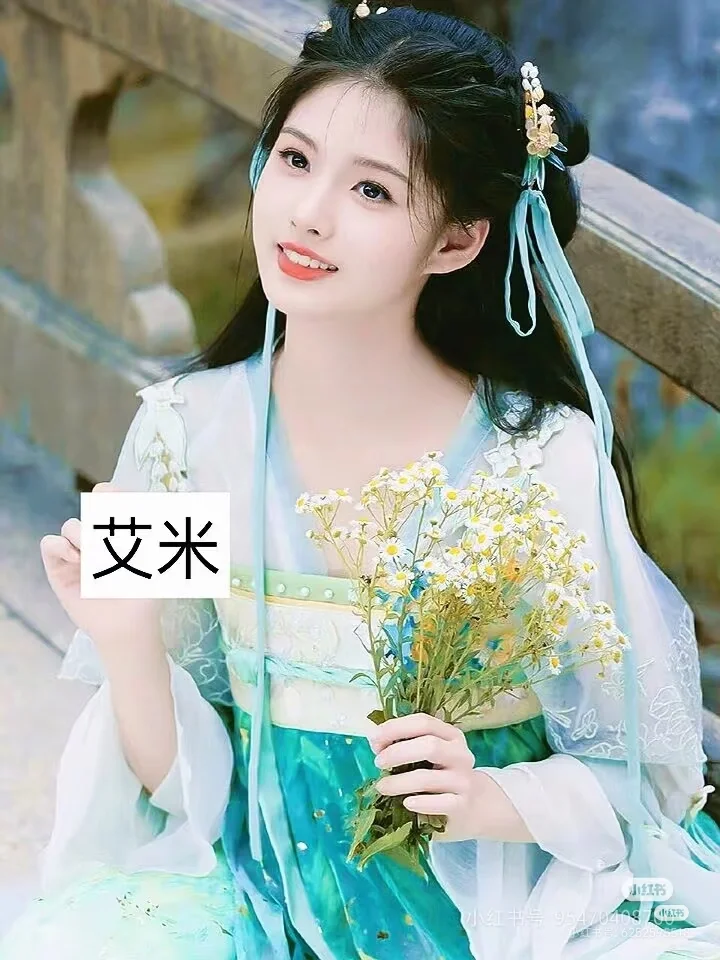 美女穿绿色古装，谁惊艳到了你？