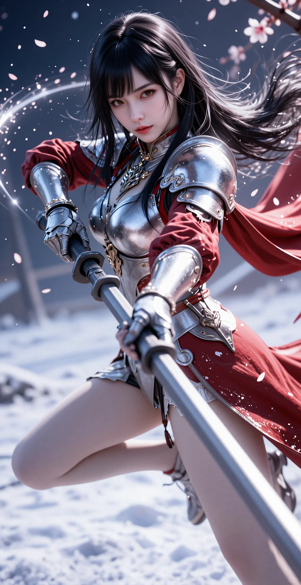 雪地飒女剑客，谁主沉浮？