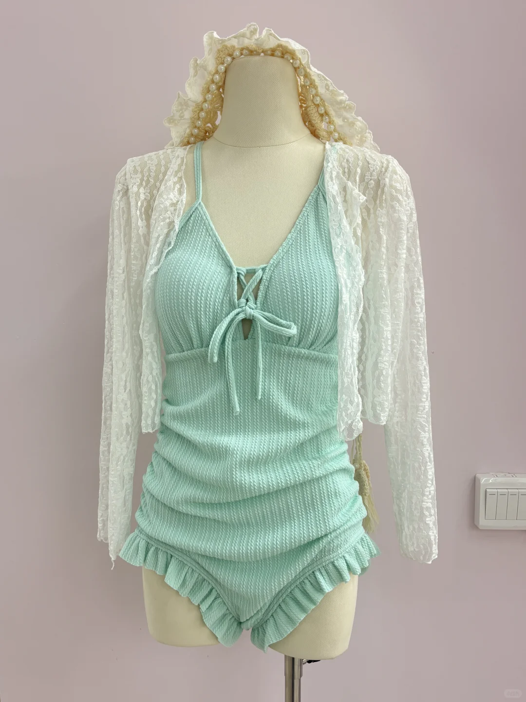 新买的温泉泳衣要留吗?纠结😖