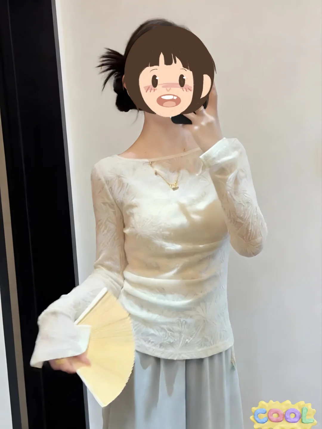 温柔到骨子里的蕾丝打底衫✨