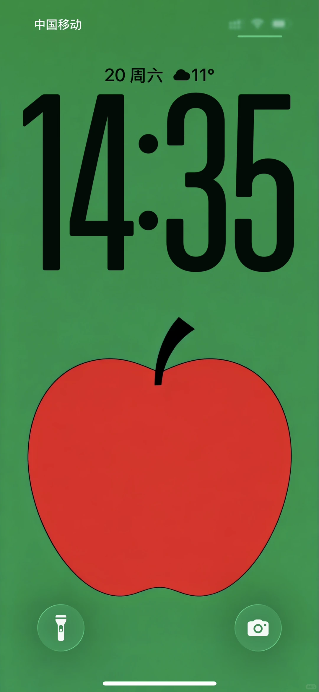 一个苹果🍎丨iOS26壁纸75