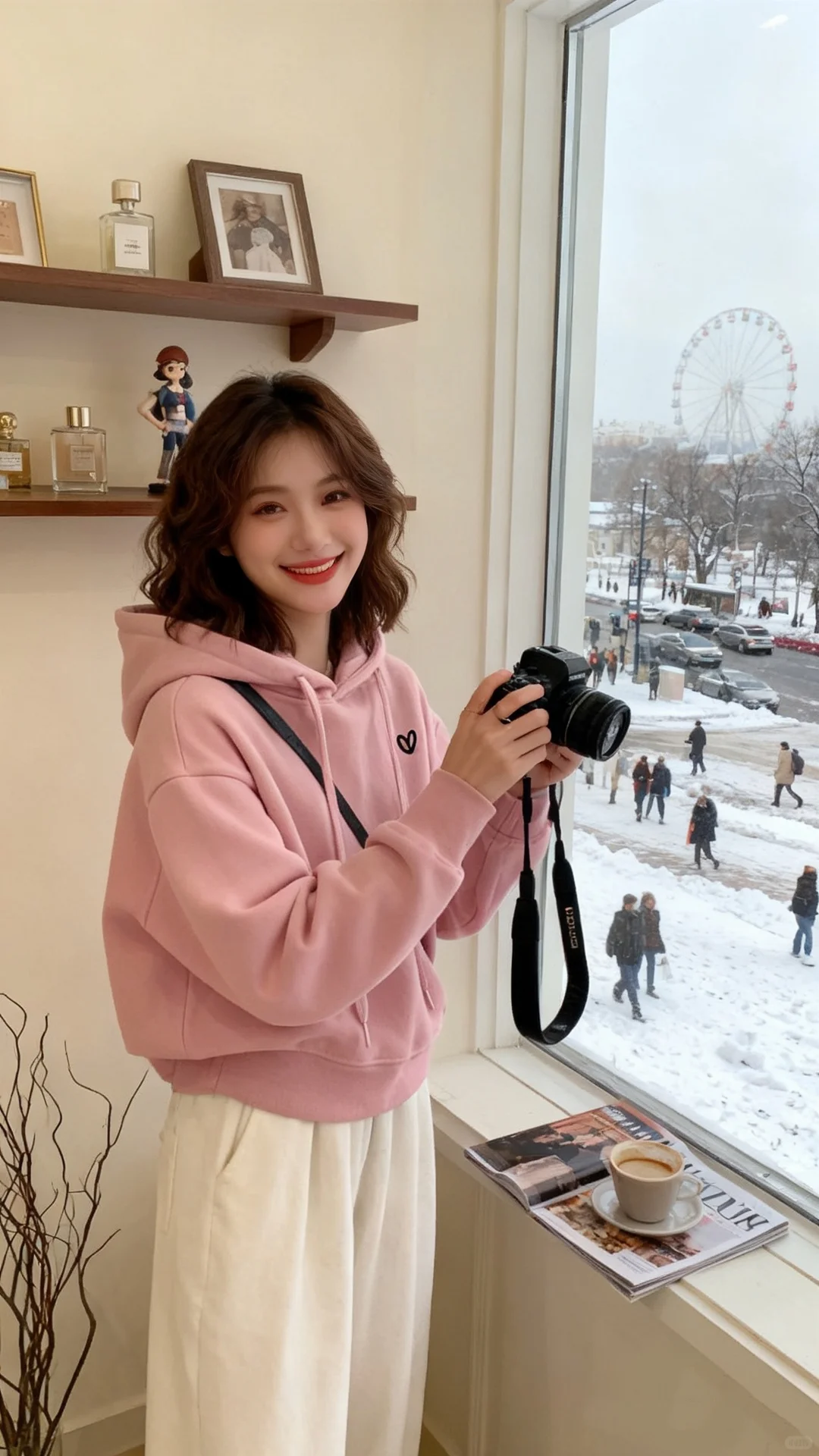 冬天怎么能少得了粉色呢