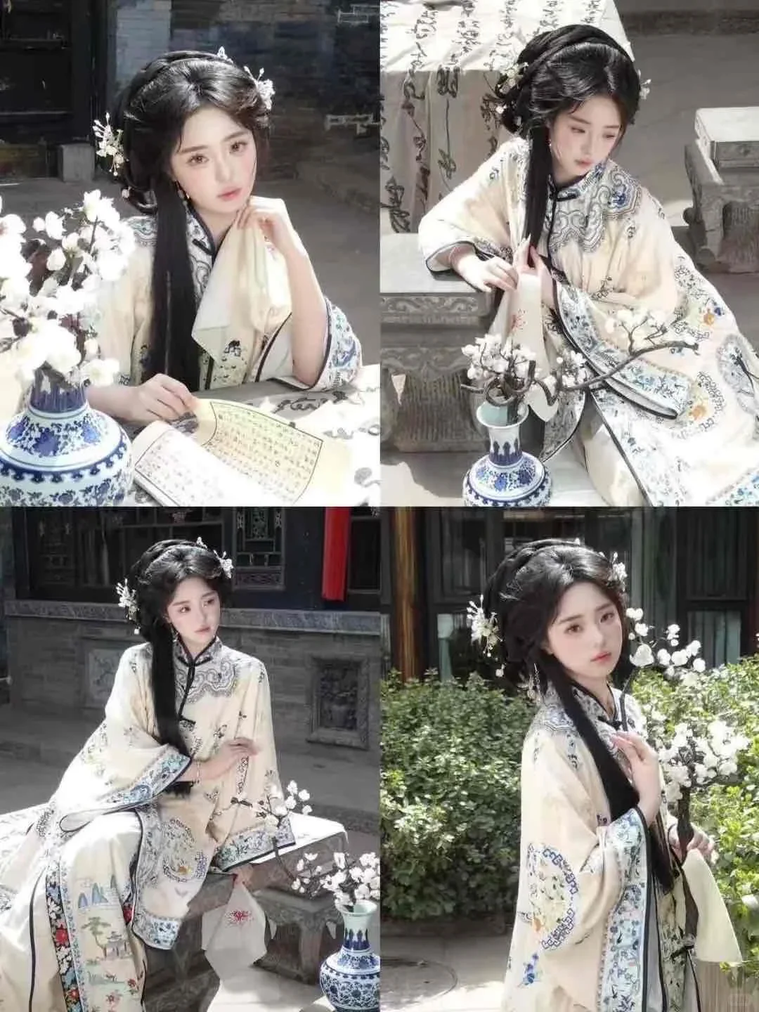 在景德镇丨耗时一小时的清汉女妆造‼️绝美