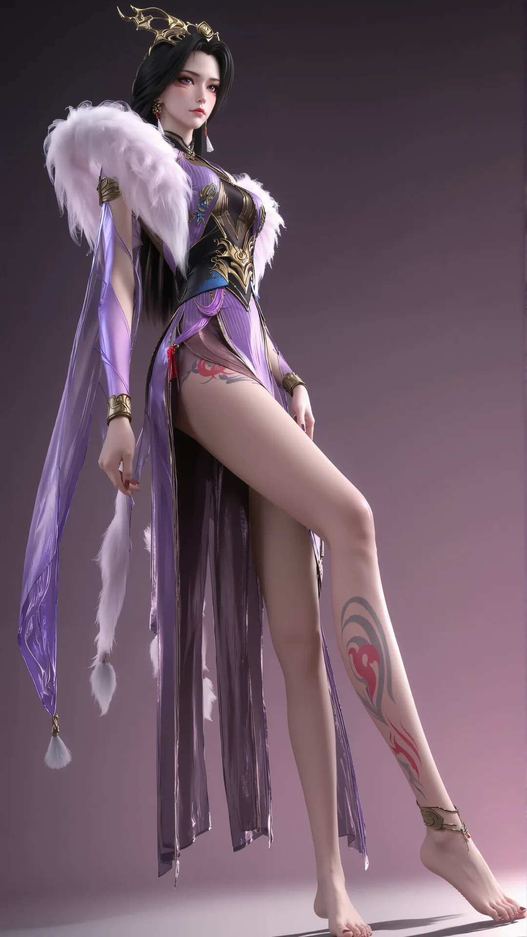 「壁纸」司妙龄，这两米长的美腿