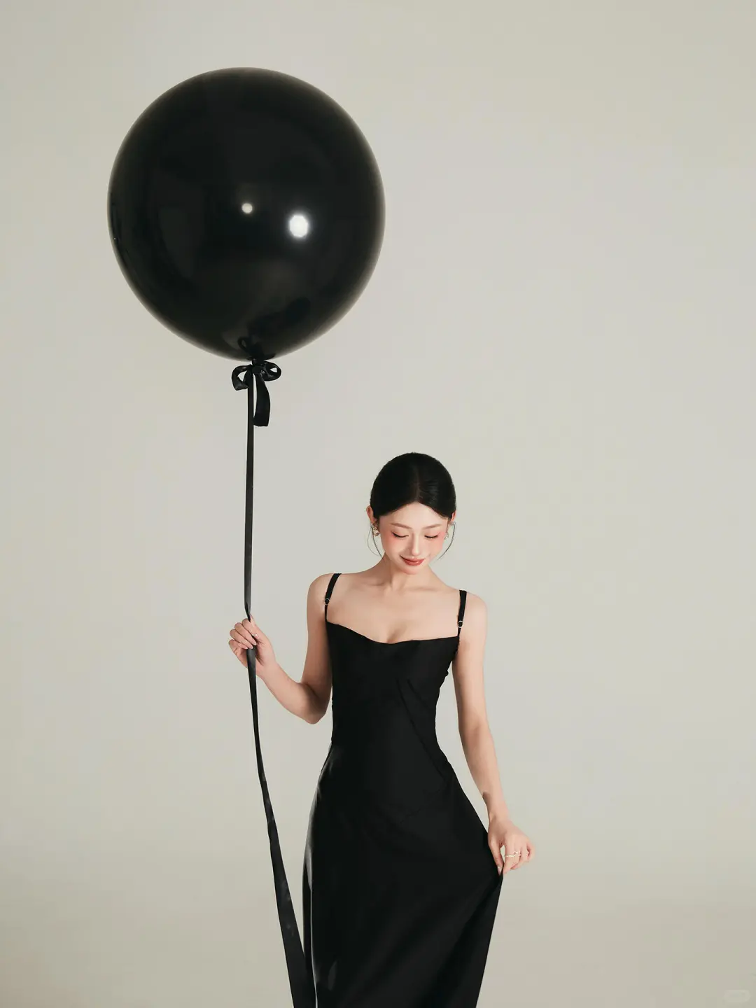 🖤高级感满满✨韩杂黑气球生日写真🎂