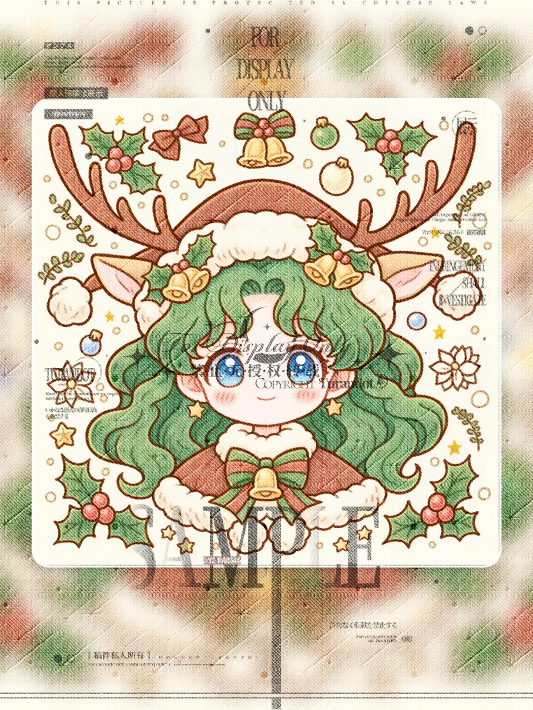 美少女战士圣诞鹿角头像✨