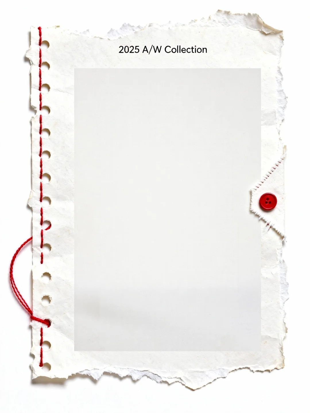 即梦素材｜红缝纫线