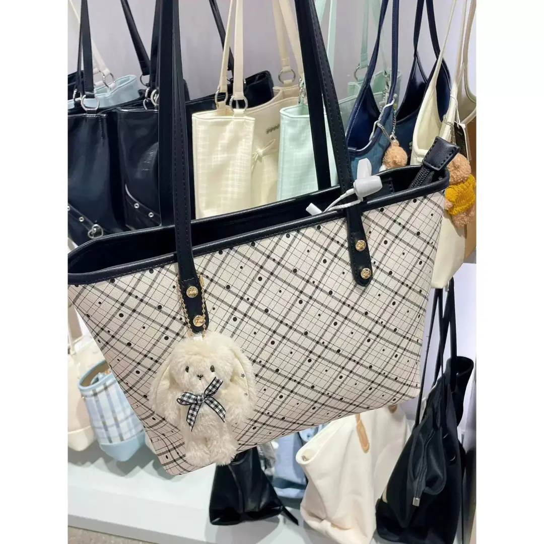 🌙大容量托特包包女2025新款简约复古高