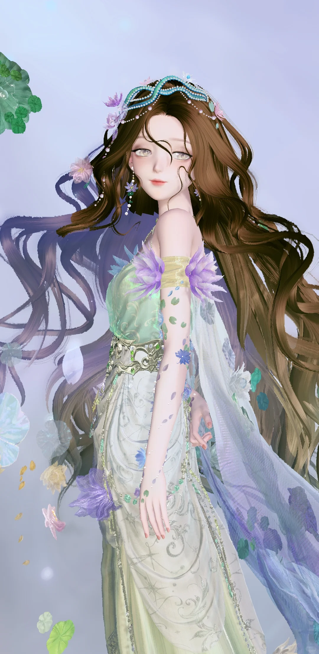 简直是女神级别的美貌