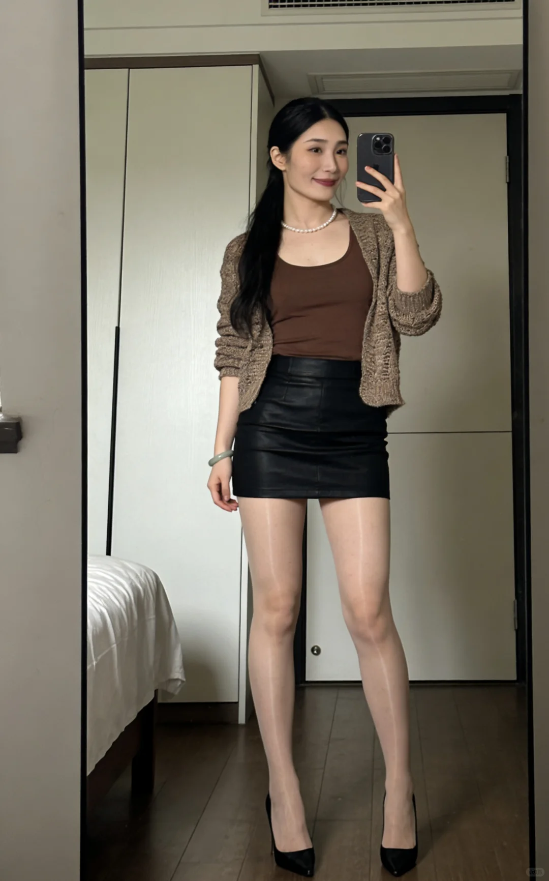 油光加珠光丝袜来一波