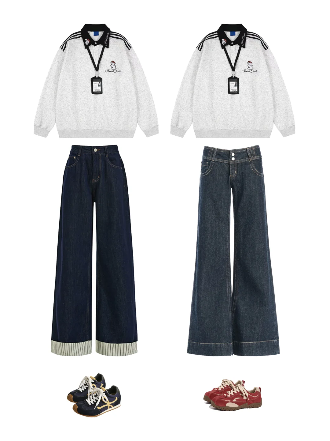 早秋卫衣穿搭合集🍂