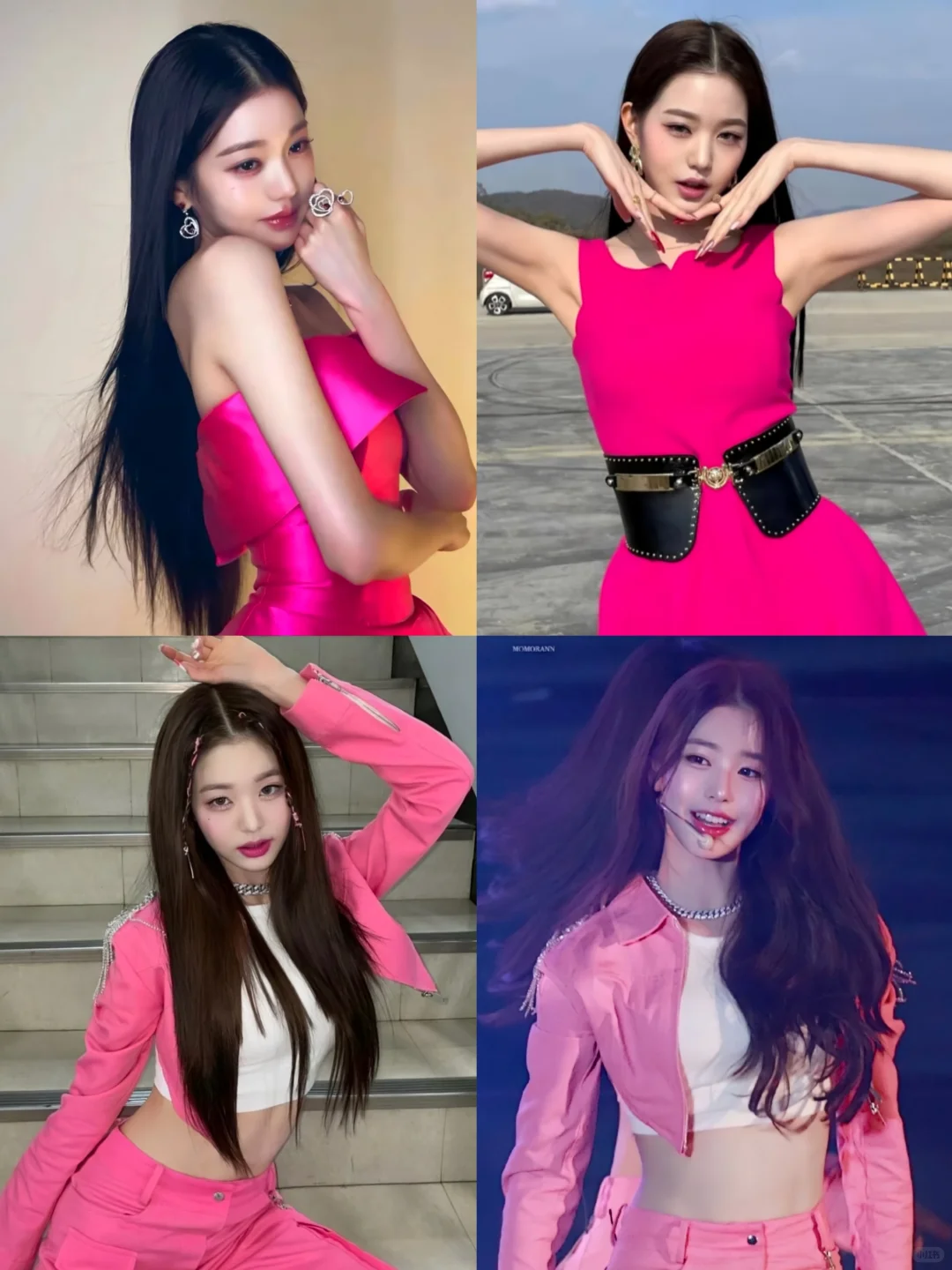 世界上找不到第二个比她更适合玫红色的女人