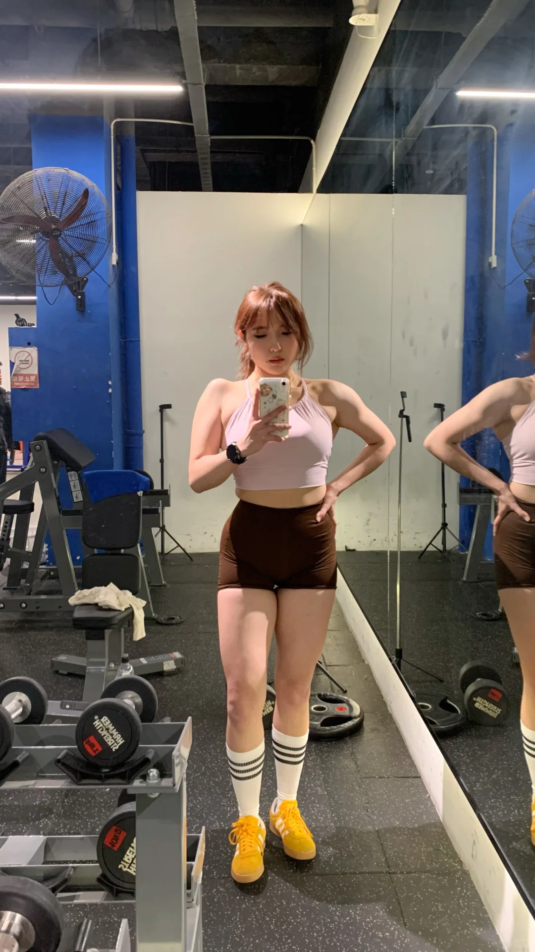 这里好久没发过健身的了