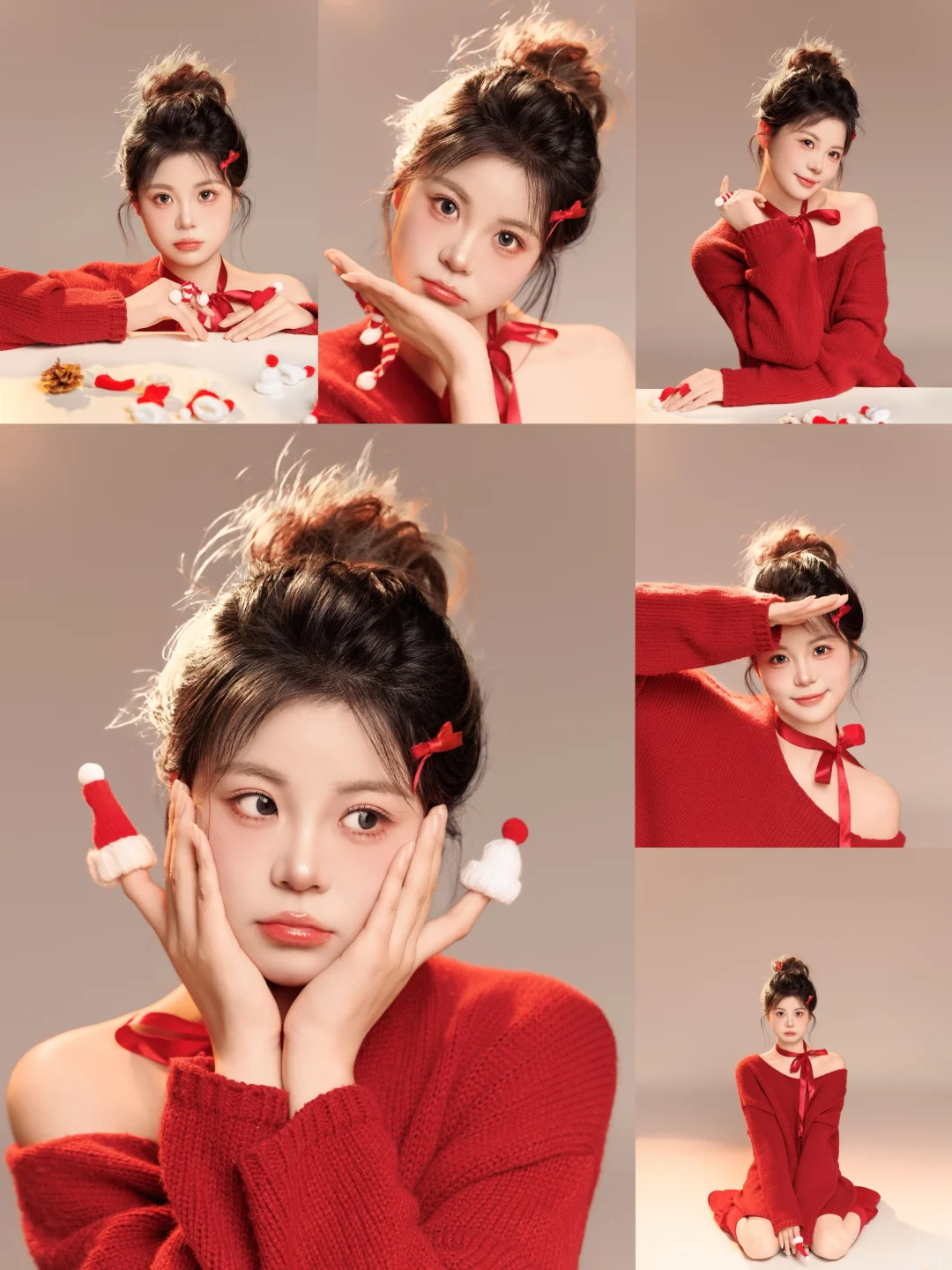 这套圣诞小红帽也太甜了吧🎄黄州写真