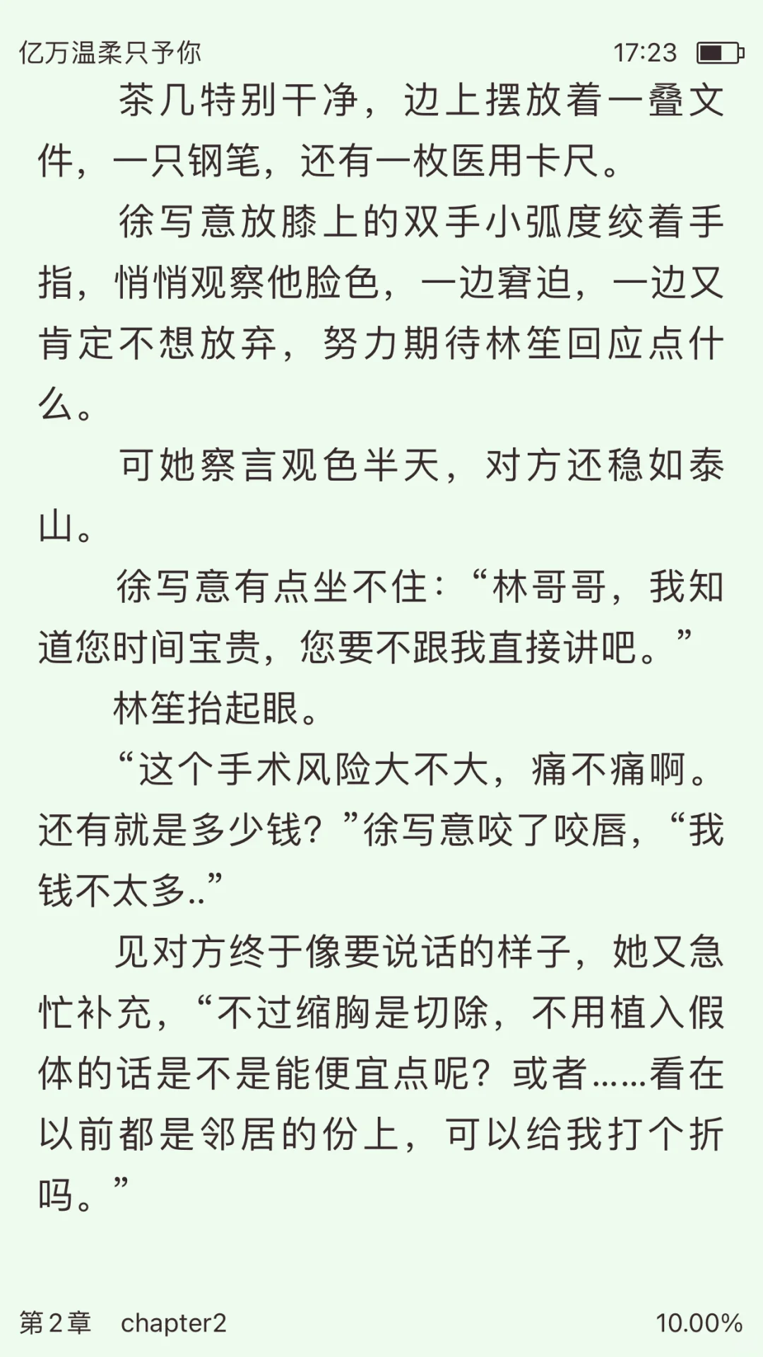 巨好看！因🐻大，女主找男主医生做手术