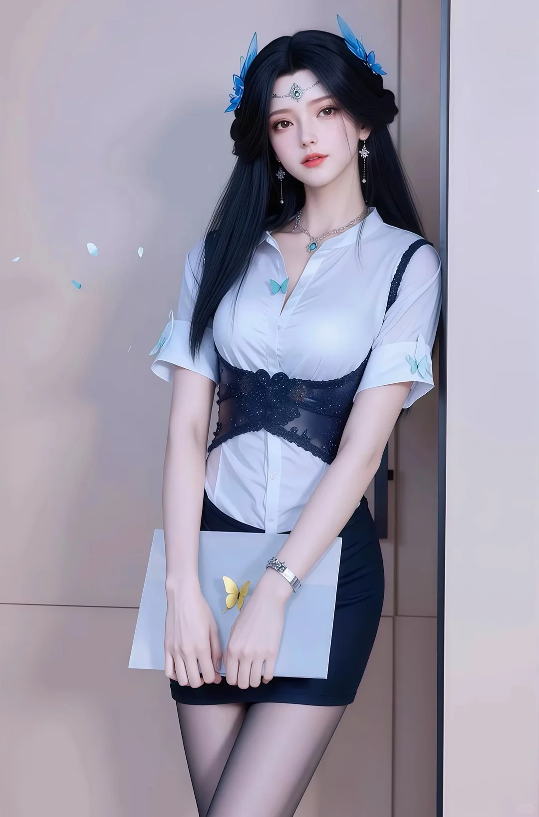 国漫女神云曦穿搭对比，好身材大长腿高颜值