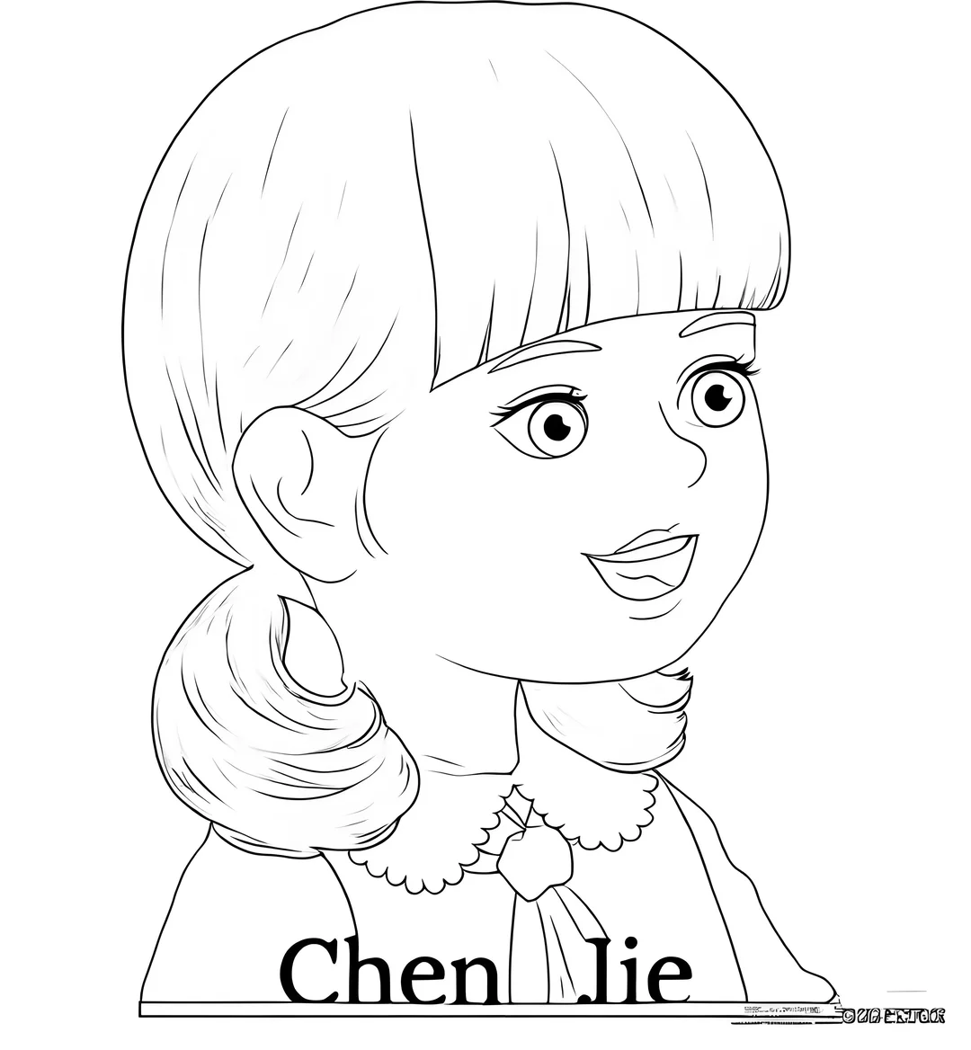 三年级上英语人物线稿 ，有需要的可以拿啦