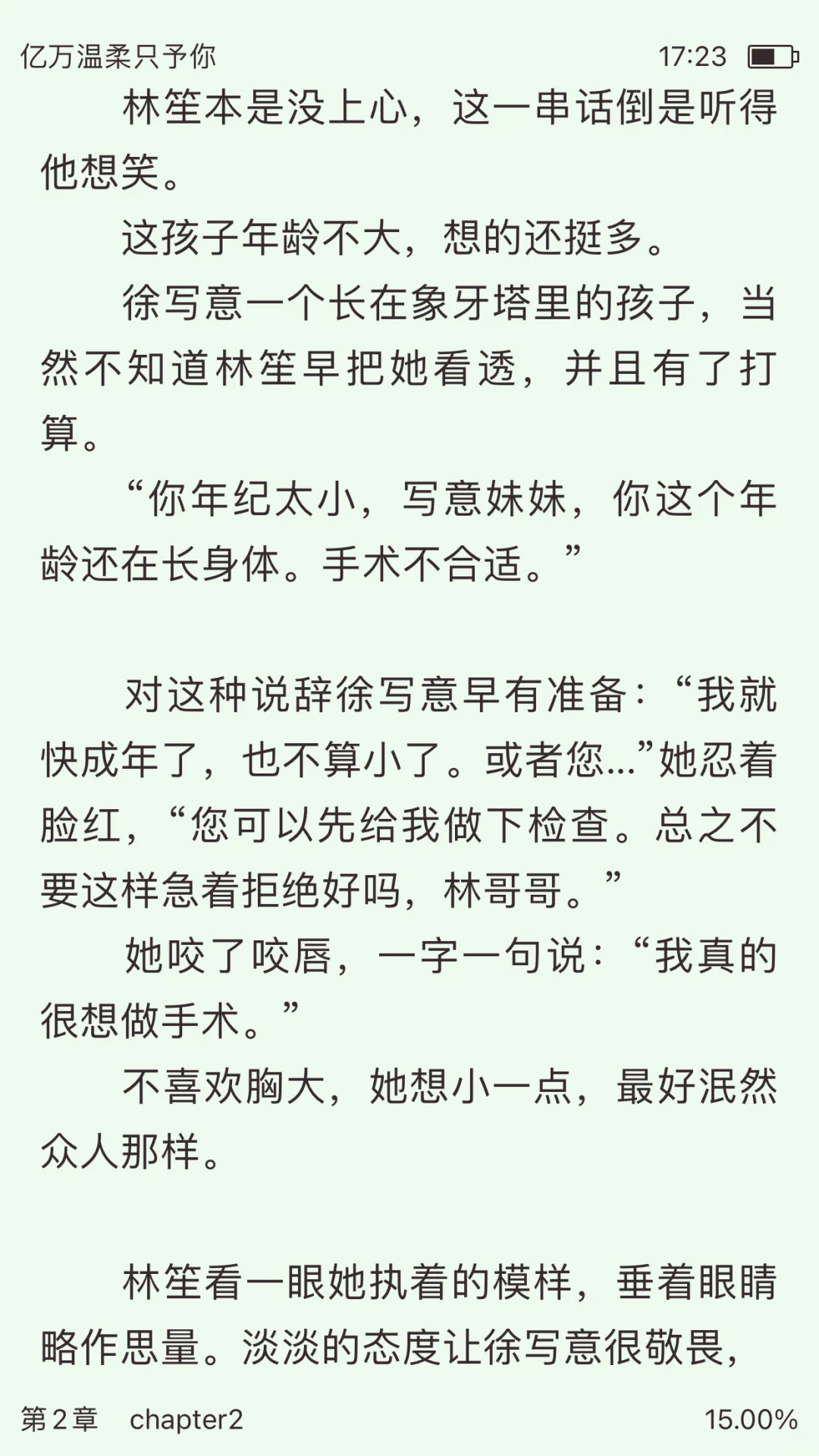 巨好看！因🐻大，女主找男主医生做手术