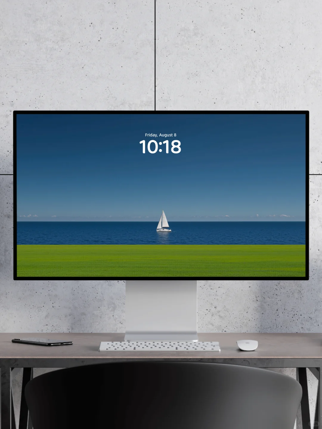 孤帆远影丨海上的宁静与悠闲丨4K风景壁纸