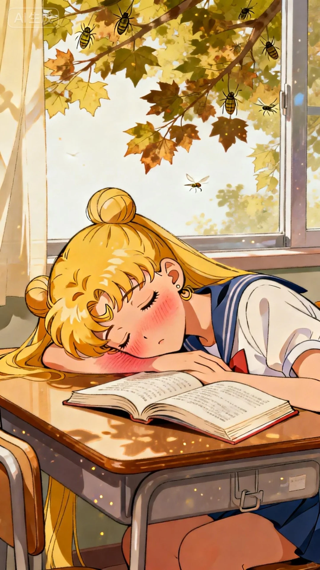 美少女战士睡着噜