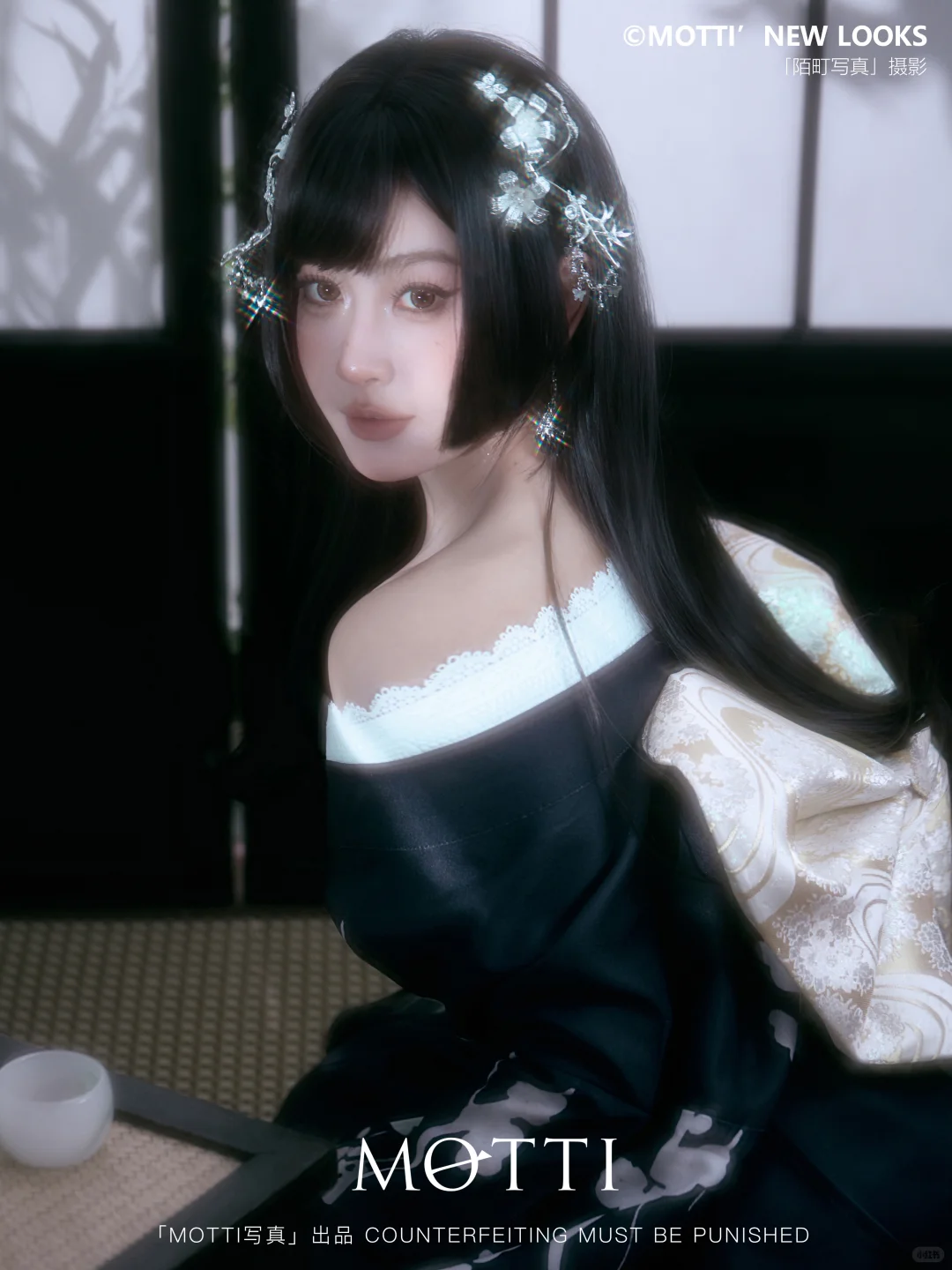 京都黑道千金一日体验🥀恶女花魁写真🖤