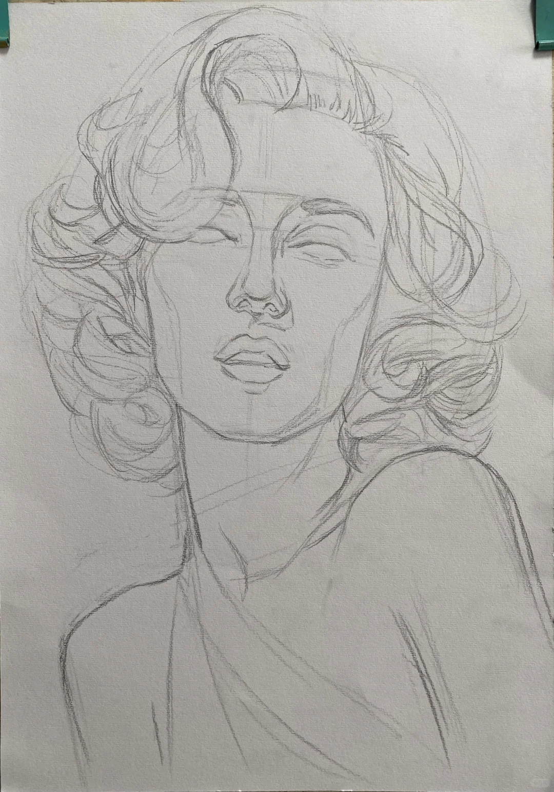 🔥素描笔下的《玛丽莲·梦露》❤️