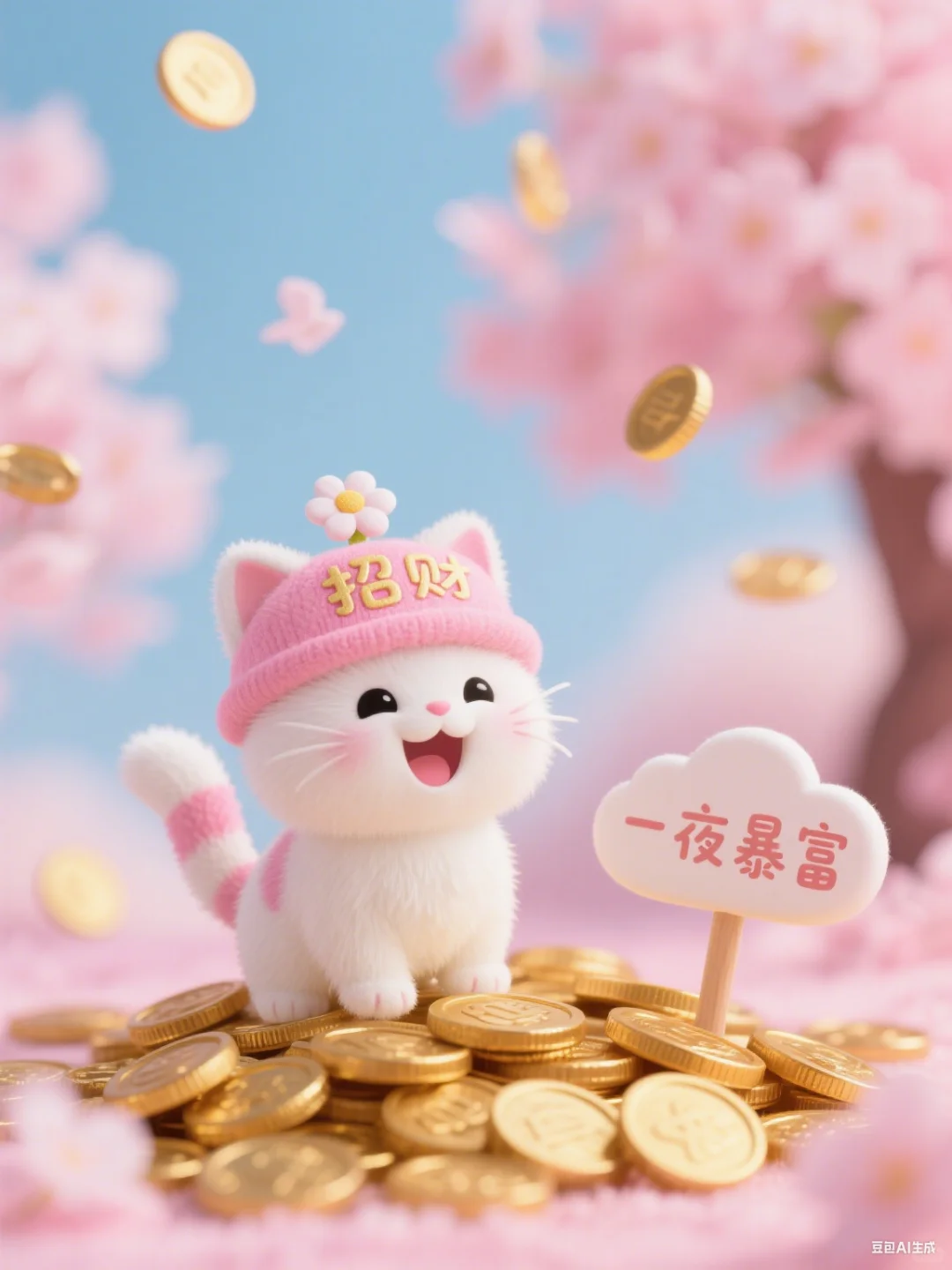 我是一只可爱又治愈的招财猫❤️