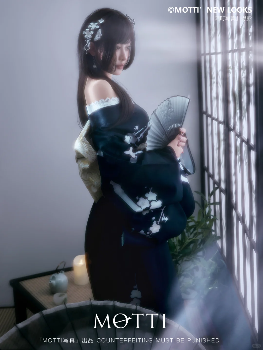 京都黑道千金一日体验🥀恶女花魁写真🖤