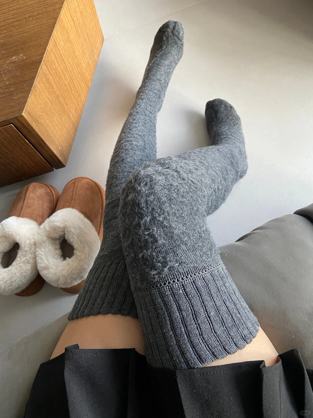 130斤😭终于发现大粗腿不卷边的大腿袜了！！