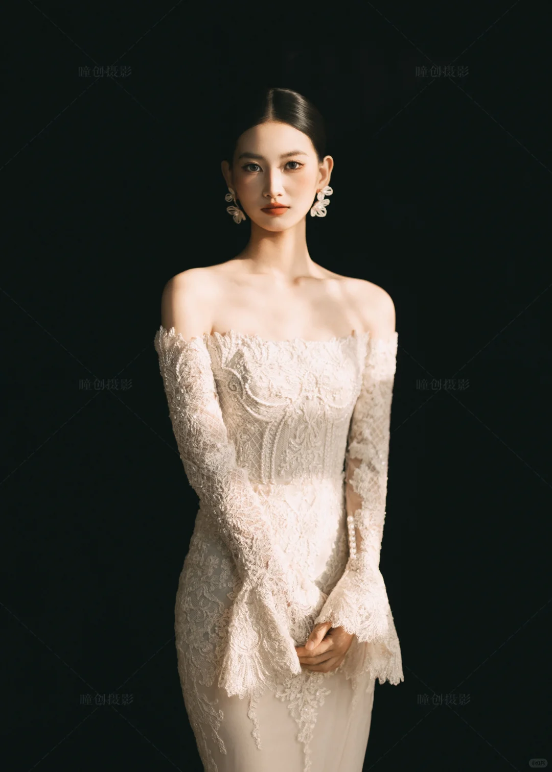 真实客片‼️女明星也太会选婚纱照风格了