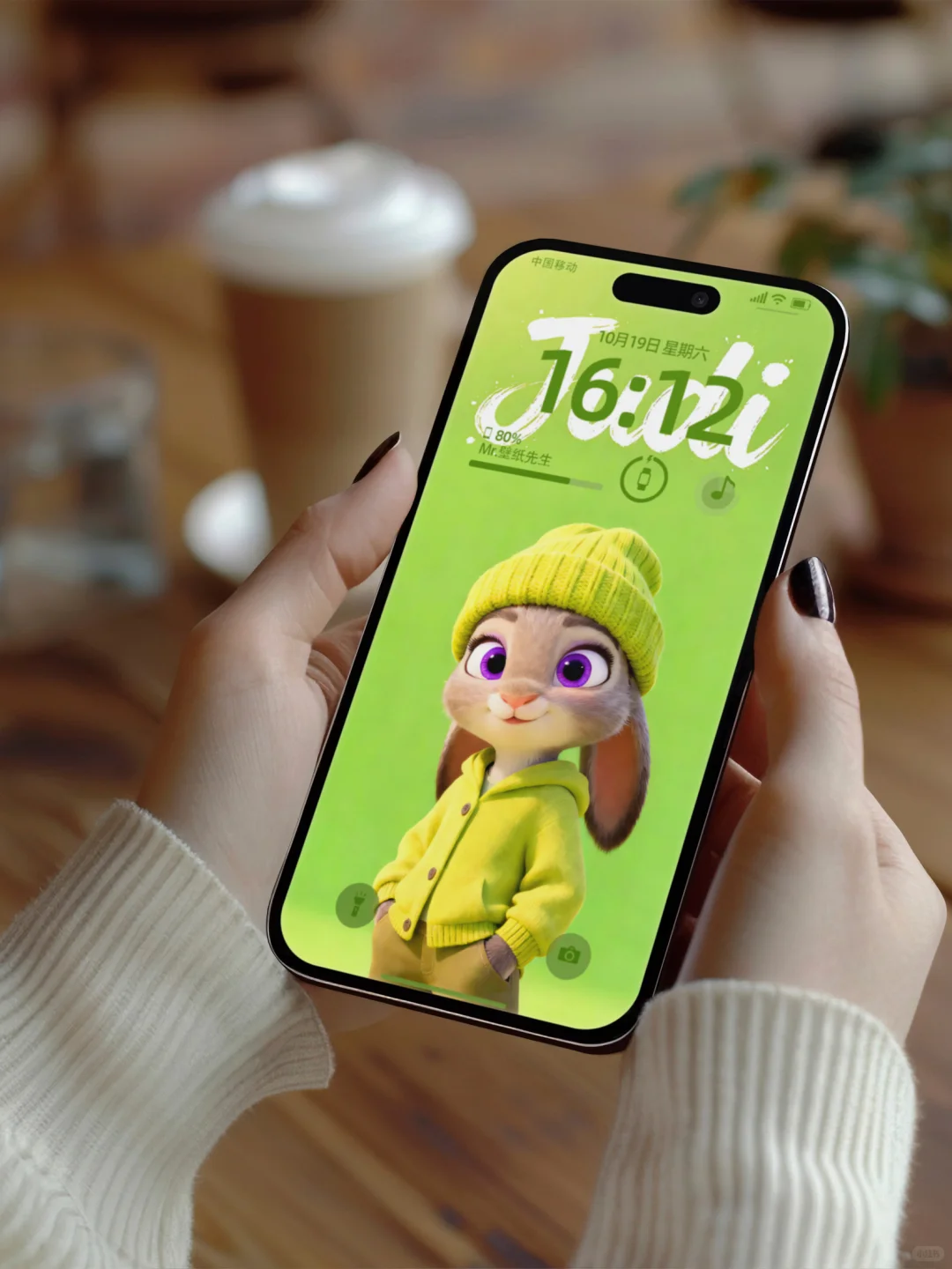 🥑牛油果朱迪丨清新牛油果色丨4K原创壁纸