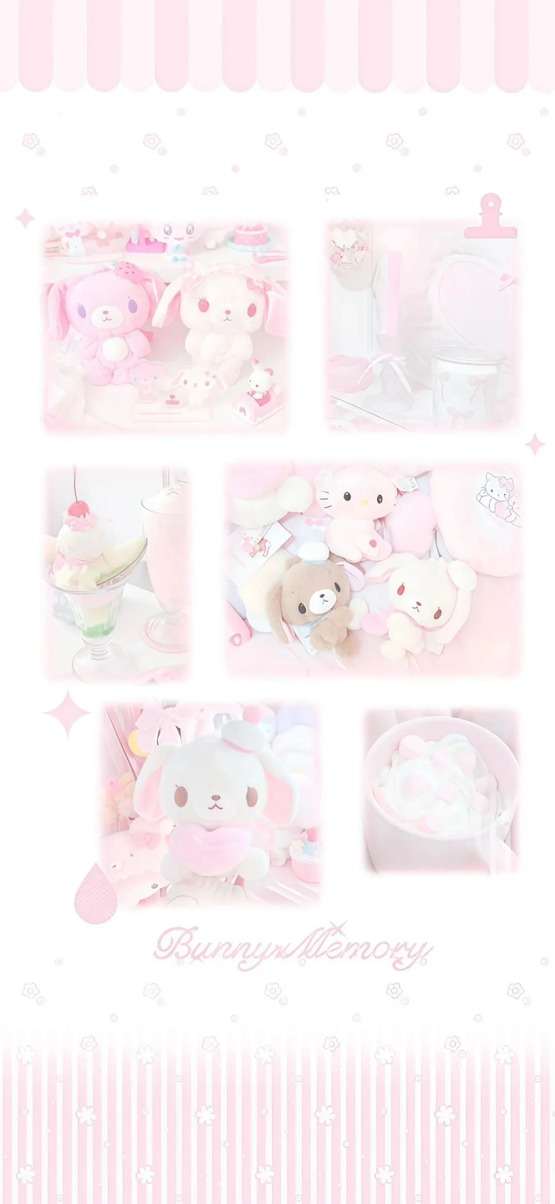 Ins：粉色治愈系壁纸 •͈ ₃ •͈꧞