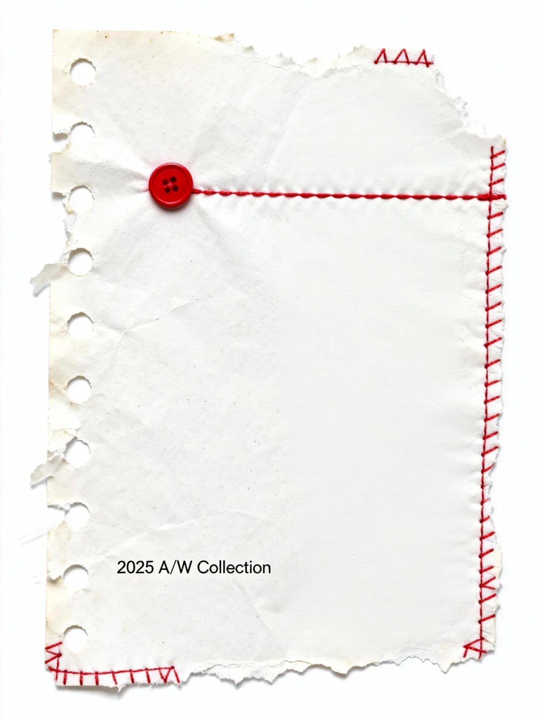 即梦素材｜红缝纫线