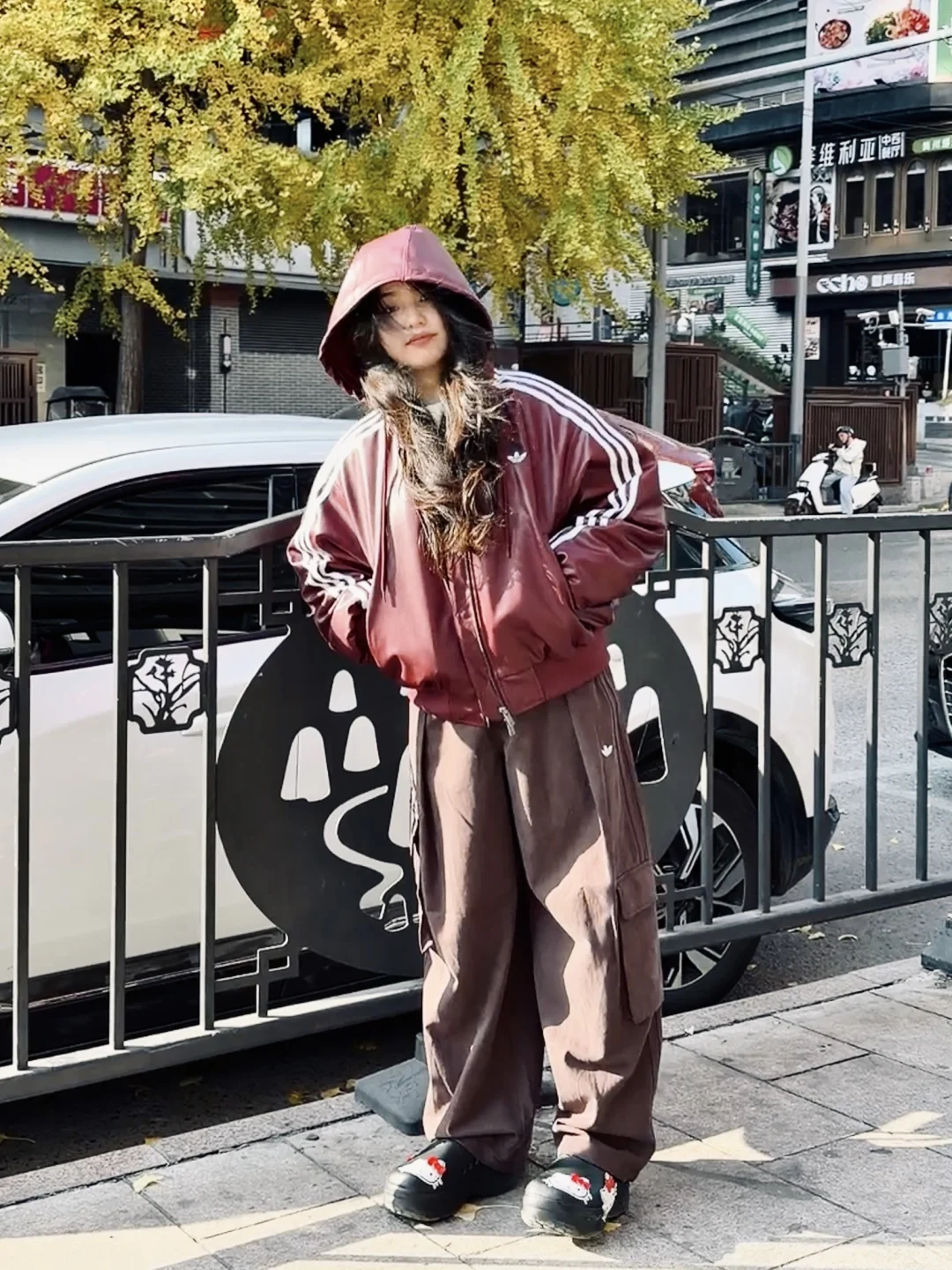 阿迪达斯｜超显白复古美式飞行夹克……