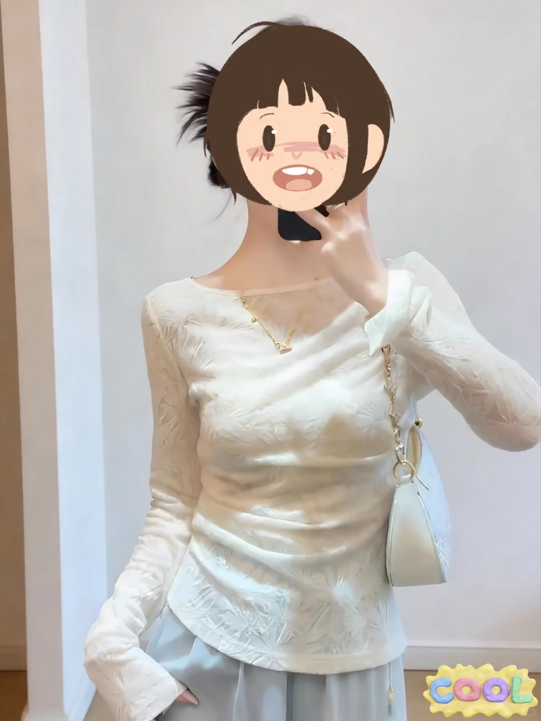 温柔到骨子里的蕾丝打底衫✨